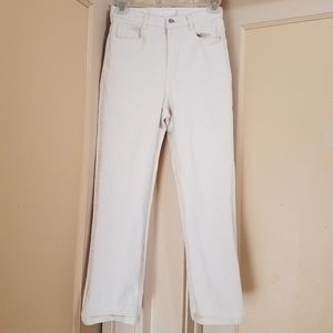 Mielle White Straight Leg Jeans